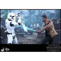 Hot Toys - MMS346 – Star Wars: The Force Awakens – Finn & First Order Riot Control Stormtrooper 