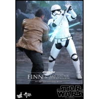 Hot Toys - MMS346 – Star Wars: The Force Awakens – Finn & First Order Riot Control Stormtrooper 