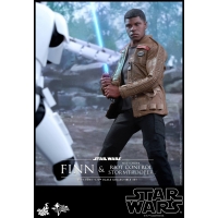 Hot Toys - MMS346 – Star Wars: The Force Awakens – Finn & First Order Riot Control Stormtrooper 