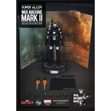 P.I. - Super Alloy - 1/12 Scale - Iron Man 3 - War Machine Mark II Figure