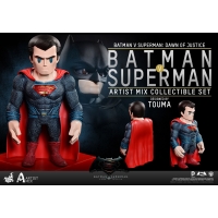 Hot Toys – AMC018-019 – BvS: Dawn of Justice - Batman & Superman Artist Mix Collectible Bobble-Head Designed by TOUMA