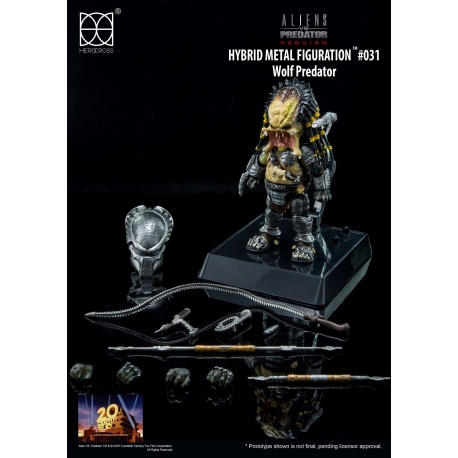 HEROCROSS - Hybrid Metal Action Figuration - AVP- Wolf Predator