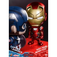 Hot Toys – COSB199-200 – Captain America Civil War - Captain America & Iron Man Mark XLVI Cosbaby (S) Bobble-Head 