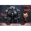 Hot Toys - COSB269 - Iron Man - Iron Man Mark III (Battle Damaged Version) & Iron Monger Cosbaby Set