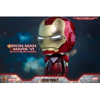 Hot Toys - COSB270 - Iron Man 2 - Iron Man Mark VI (Battle Damaged Version), War Machine & Whiplash Mark II Cosbaby