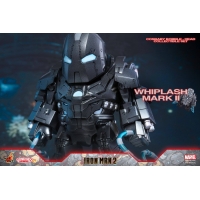 Hot Toys - COSB270 - Iron Man 2 - Iron Man Mark VI (Battle Damaged Version), War Machine & Whiplash Mark II Cosbaby