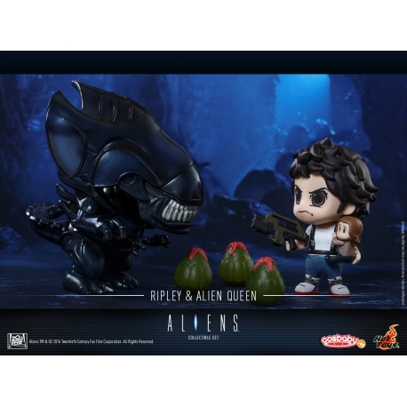 Hot Toys - COSB295 - Aliens - Ellen Ripley & Alien Queen Cosbaby(S) Collectible Set