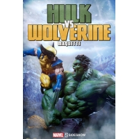 Sideshow Collectibles - Hulk Vs Wolverine Maquette