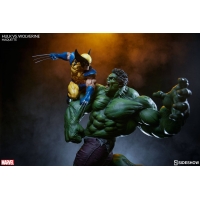 Sideshow Collectibles - Hulk Vs Wolverine Maquette