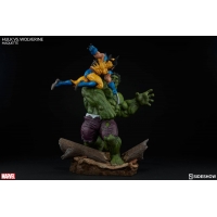 Sideshow Collectibles - Hulk Vs Wolverine Maquette