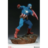 Sideshow Collectibles - Avengers Assemble Captain America Statue