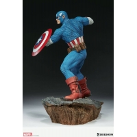 Sideshow Collectibles - Avengers Assemble Captain America Statue