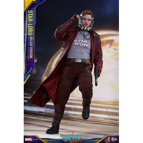 Hot Toys - MMS421 – Guardians of the Galaxy Vol. 2 – Star-Lord Collectible Figure (Deluxe Version) 