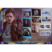 Hot Toys - MMS421 – Guardians of the Galaxy Vol. 2 – Star-Lord Collectible Figure (Deluxe Version) 