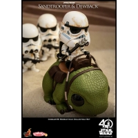 Hot Toys - COSB387 - Star Wars: A New Hope - Sandtrooper & Dewback Cosbaby (S) Bobble-Head