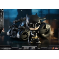 [Pre-Order] Hot Toys - COSB399 - Justice League - Batman & Batmobile Cosbaby (S) Collectible Set