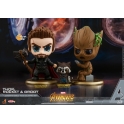 [Pre-Order] Hot Toys - COSB444 - Avengers: Infinity War - Cosbaby (S) Bobble-Head - Thor, Rocket, Groot Collectible Set