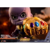 [Pre-Order] Hot Toys - COSB464 - Avengers: Infinity War - Cosbaby (S) Bobble-Head - Tony Stark, Iron Man, Infinity Gauntlet