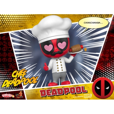 [Pre-Order] Hot Toys - COSB484 - Deadpool - Cosbaby (S) Bobble-Head Series - Chef Deadpool Cosbaby (S) Bobble-Head