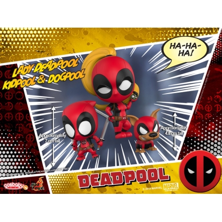 [Pre-Order] Hot Toys - COSB485 - Deadpool - Cosbaby (S) Bobble-Head Series - Lounging Deadpool Cosbaby (S) Bobble-Head