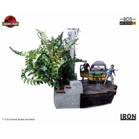 Iron Studios - T-Rex Attack BDS Art Scale 1/10 - Jurassic Park (SET B)