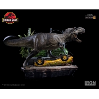 Iron Studios - T-Rex Attack BDS Art Scale 1/10 - Jurassic Park (SET A)