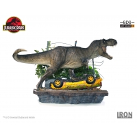 Iron Studios - T-Rex Attack BDS Art Scale 1/10 - Jurassic Park (SET A)