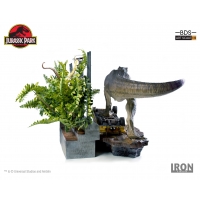 Iron Studios - T-Rex Attack BDS Art Scale 1/10 - Jurassic Park (SET A)