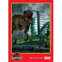 Iron Studios - T-Rex Attack BDS Art Scale 1/10 - Jurassic Park (SET A)