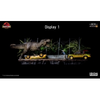 Iron Studios - T-Rex Attack BDS Art Scale 1/10 - Jurassic Park (SET A+B)