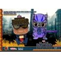 [Pre-Order] Hot Toys - COSB487 - Black Panther - Cosbaby (S) Bobble-Head - Black Panther Movbi and Black Panther Collectible Set