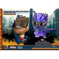 [Pre-Order] Hot Toys - COSB487 - Black Panther - Cosbaby (S) Bobble-Head - Black Panther Movbi and Black Panther Collectible Set