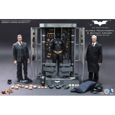 Hot Toys - Batman Armory w/ Bruce Watne & Alfred Pennyworth