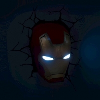 3D Light FX - Iron Man 3 Mask 3D Deco Light