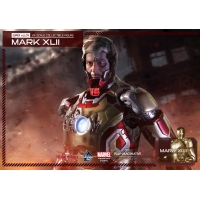 P.I. - Super Alloy - 1/4th - Iron Man - Mark 42 Diecast Figure