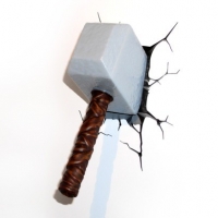 3D Light FX - Thor Hammer 3D Deco Light