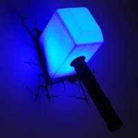 3D Light FX - Thor Hammer 3D Deco Light