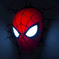 3D Light FX - Spiderman Mask 3D Deco Light