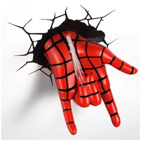 3D Light FX - Spiderman hand 3D Deco Light