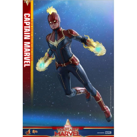 [Pre Order] Hot Toys - MMS522 - 1/6th scale Captain Marvel (Deluxe Version) Collectible Figure 