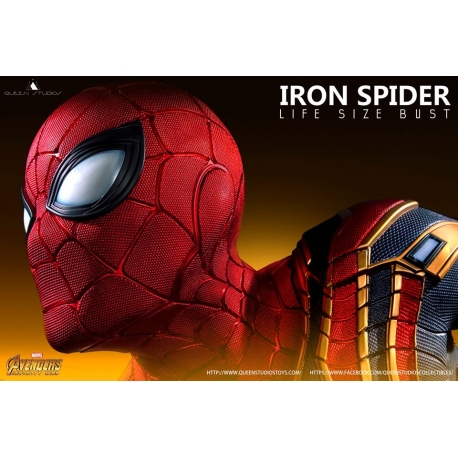 [Pre-Order] Queen Studios - AVENGERS:INFINITY WAR - IRON SPIDER LIFE SIDE BUST