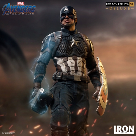 Iron Studios - Captain America Deluxe Legacy Replica 1/4 - Avengers: Endgame