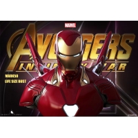 [Pre-Order] Queen Studios - Avengers Infinity War - Mark 50 Iron Man (Battle-Damaged Edition) LIFE SIZE BUST