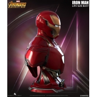 [Pre-Order] Queen Studios - Avengers Infinity War - Mark 50 Iron Man (Battle-Damaged Edition) LIFE SIZE BUST