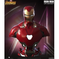 [Pre-Order] Queen Studios - Avengers Infinity War - Mark 50 Iron Man (Battle-Damaged Edition) LIFE SIZE BUST