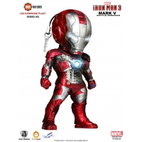 Kids Nations - Iron Man 3 - Series 003 LED Earphone Plugy, set of 6