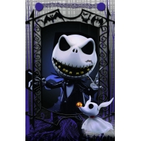 Hybrid Metal Action Figuration - Jack Skellington & Zero