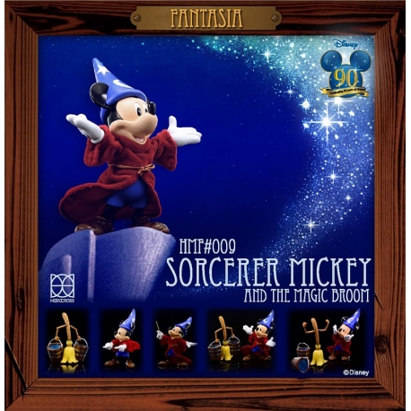 Hybrid Metal Action Figuration - Sorcerer Mickey & The Magic Broom