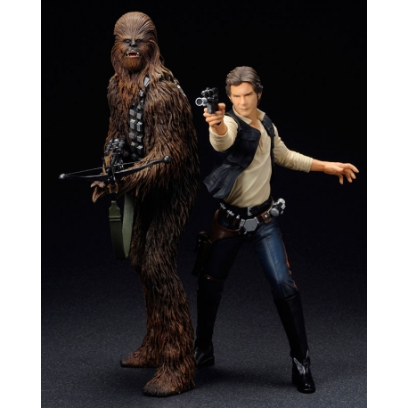 Kotobukiya - ARTFX+ - Star Wars - Han Solo & Chewbacca