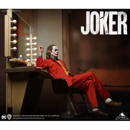 [Pre-Order] QUEEN STUDIOS 1:3 JOKER PHOENIX STATUE Premium Edition (Sculpted Hair with Hollywood Mirror Scene)